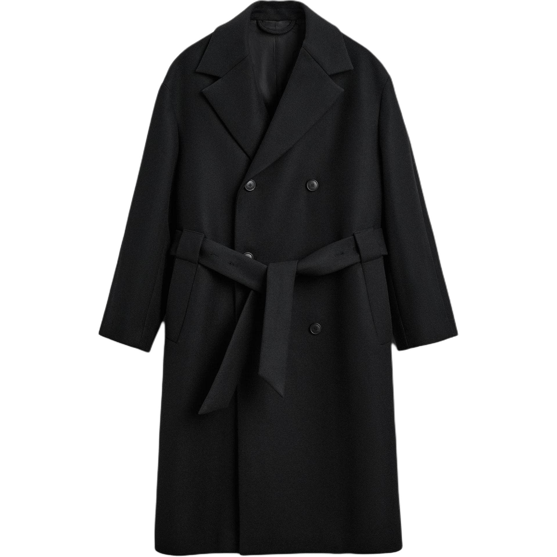 Пальто ZARA Черное Мужское Пальто - изображение 1