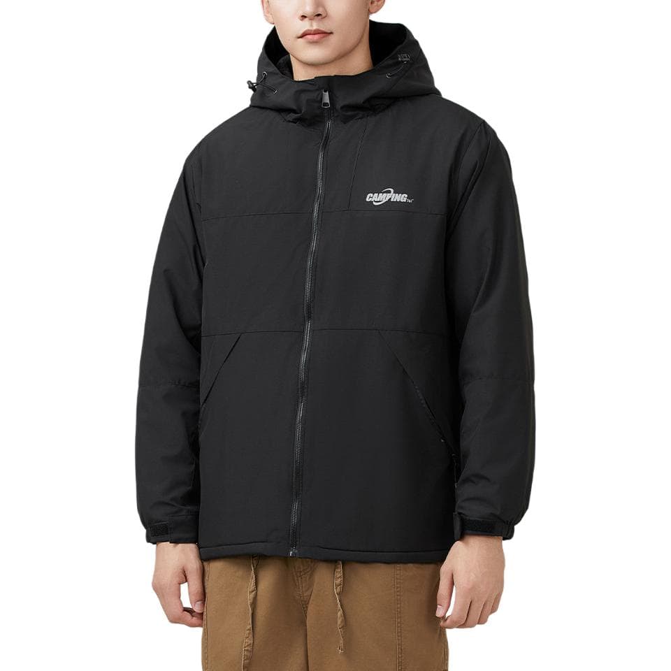 Куртка 361° Outdoor Collection Удобная Повседневная Минималистская С капюшоном и Флисовой подкладкой Куртки и Пальто Мужской - изображение 1