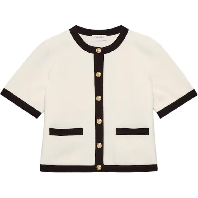 Кофта ARITZIA SS25 BABATON Approach Кардиган с короткими рукавами Трикотаж Женский - изображение 1