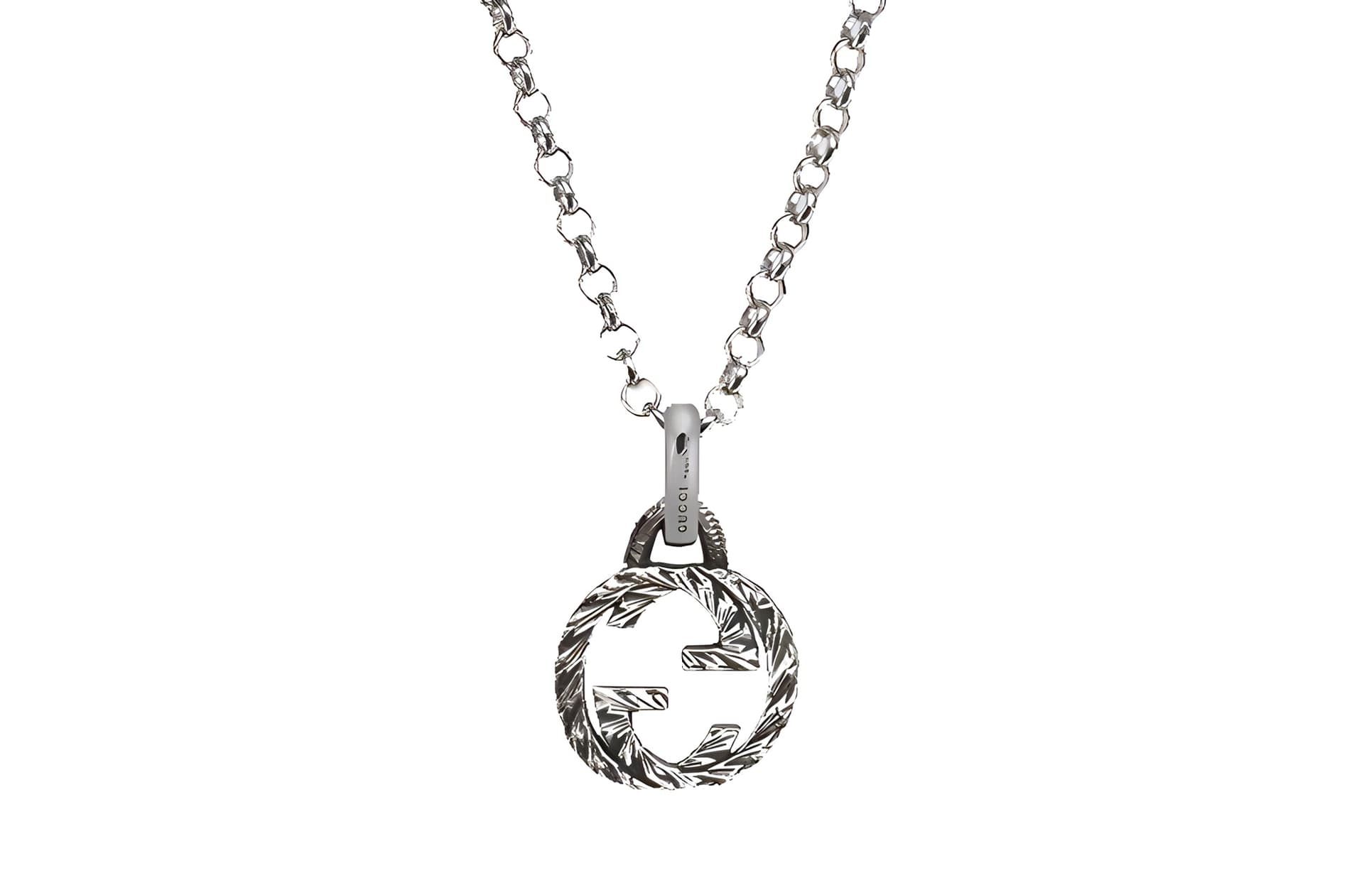 Ожерелье GUCCI 925 Silver Necklace - изображение 7