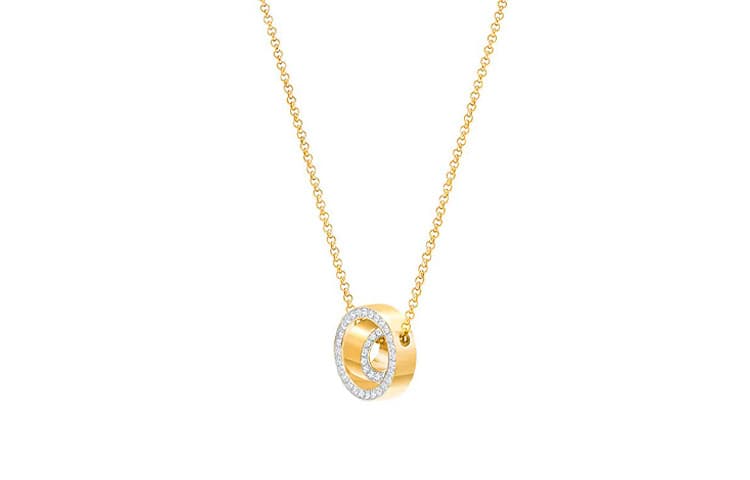 Ожерелье Swarovski Hollow Necklace Gold - изображение 2