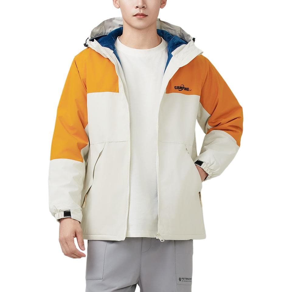 Куртка 361° Outdoor Collection Удобная Повседневная Минималистская С капюшоном и Флисовой подкладкой Куртки и Пальто Мужской - изображение 1