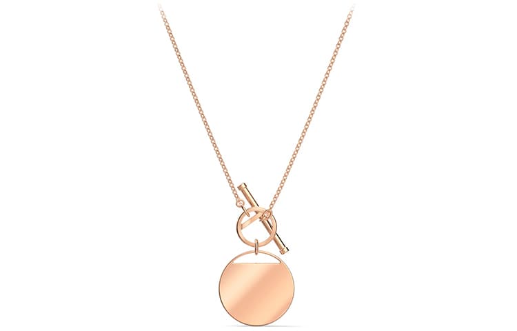 Ожерелье Swarovski Tennis Racket Necklace Rose Gold - изображение 3