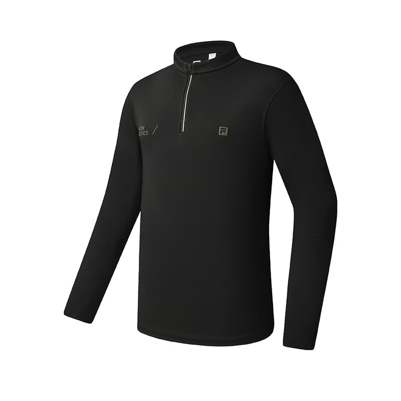 Футболка FILA Темно-черные Мужские T-рубашки - изображение 1