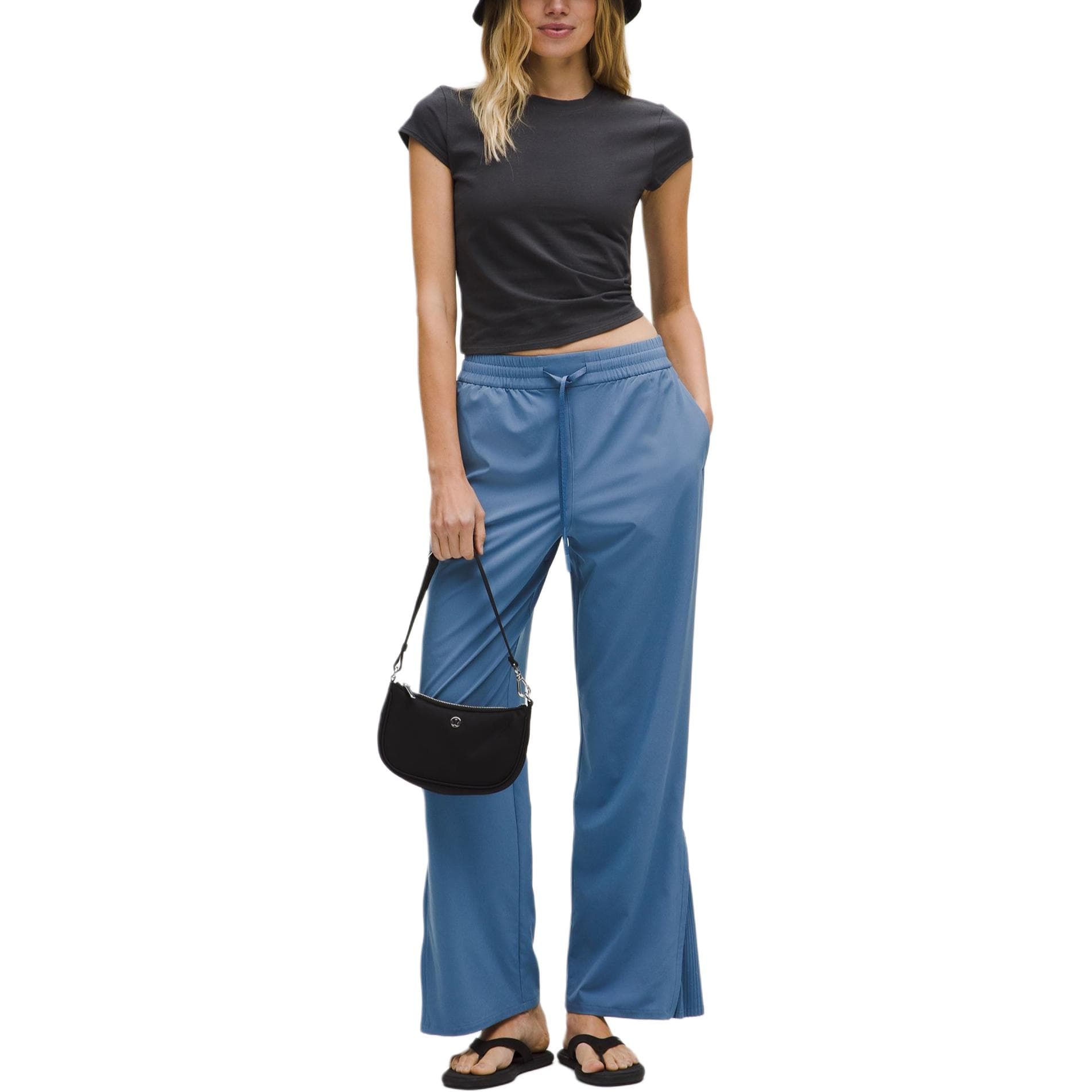 Штаны lululemon Swift Zip-Pleat Graphite grey