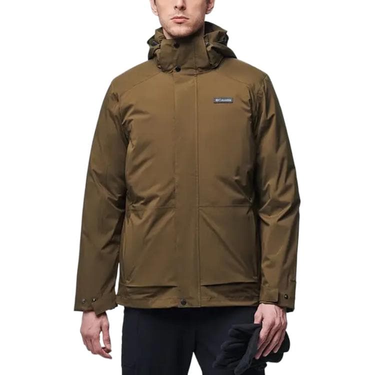 Демисезонная куртка Columbia City Outdoor 3-in-1 Jacket Brown - изображение 1