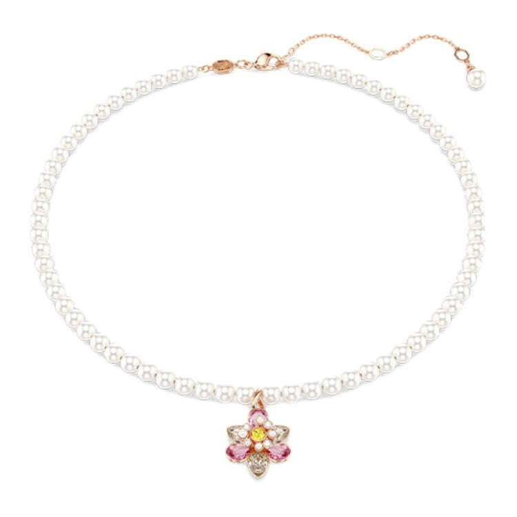 Ожерелье Swarovski Idyllia Искусственный кристалл Ожерелье Унисекс Розовый - изображение 2