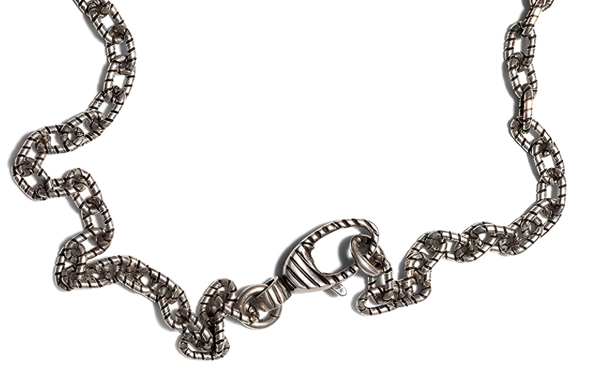Ожерелье GUCCI 925 Silver Necklace - изображение 9