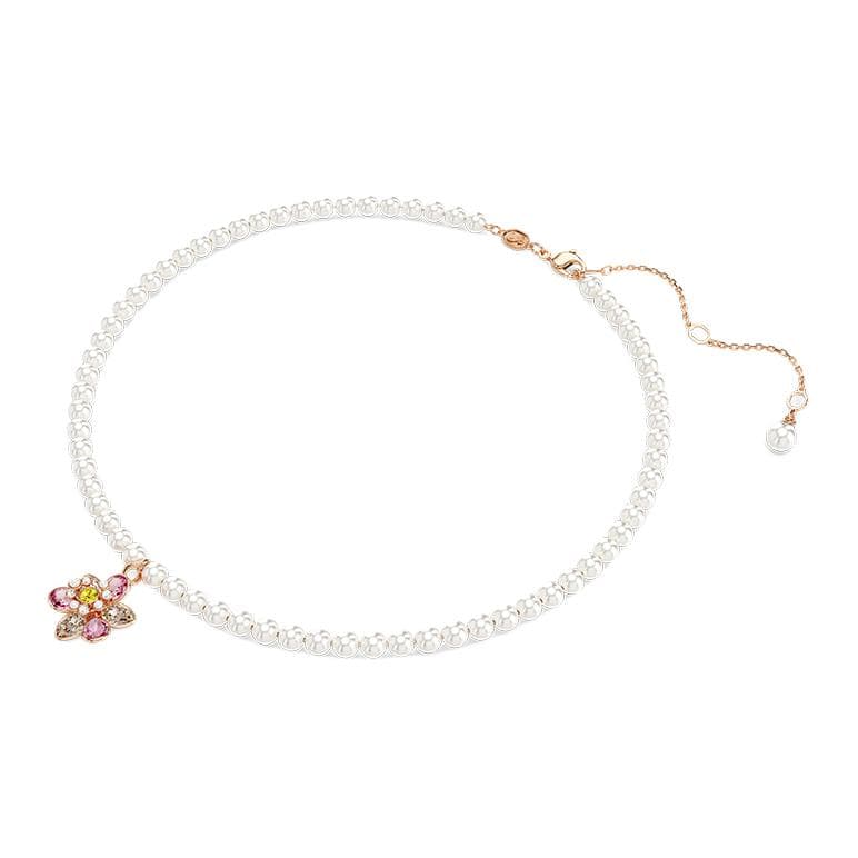 Ожерелье Swarovski Idyllia Искусственный кристалл Ожерелье Унисекс Розовый - изображение 3