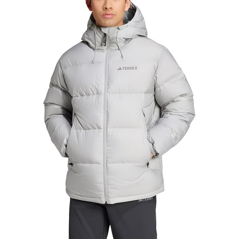 Зимняя куртка Adidas AW24 Пуховик Мужской Pure Качество Серый - изображение 3