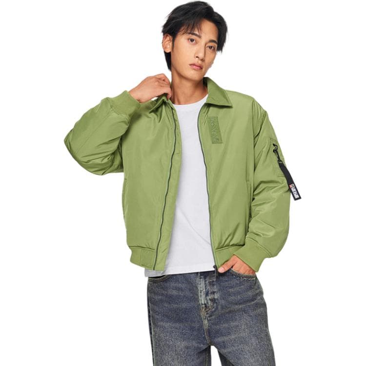 Зимняя куртка Lee FW24 Пуховик Унисекс Трава Зеленый - изображение 1