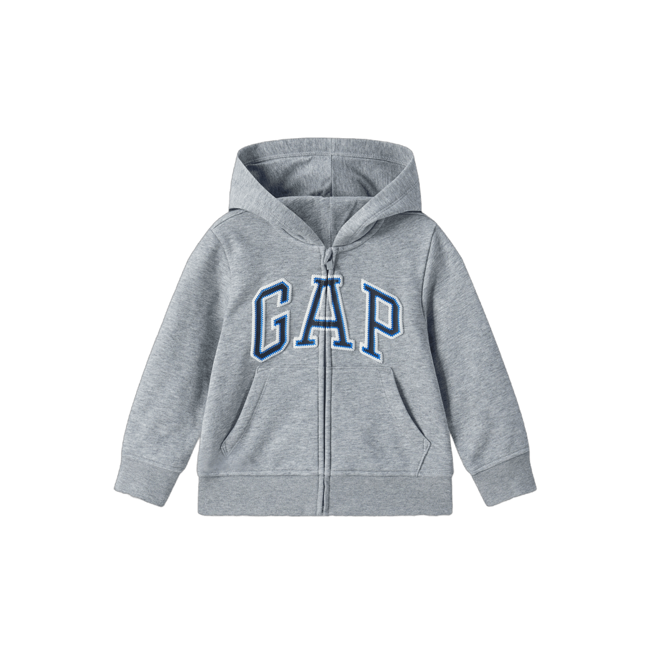 GAP Толстовка с капюшоном и принтом логотипа для детей - изображение 5