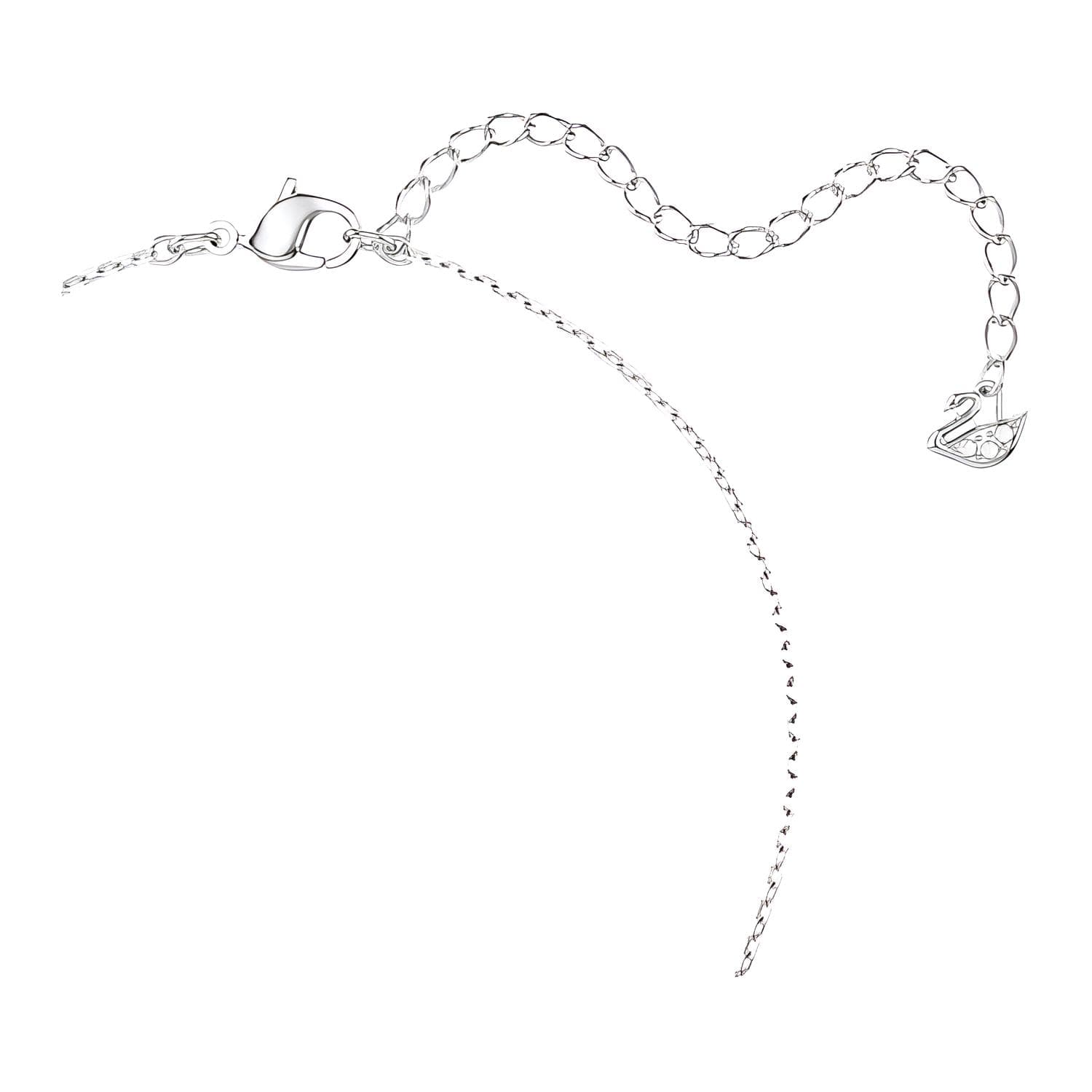 Ожерелье Swarovski Цепочки и Ожерелья Унисекс Серебряные - изображение 4