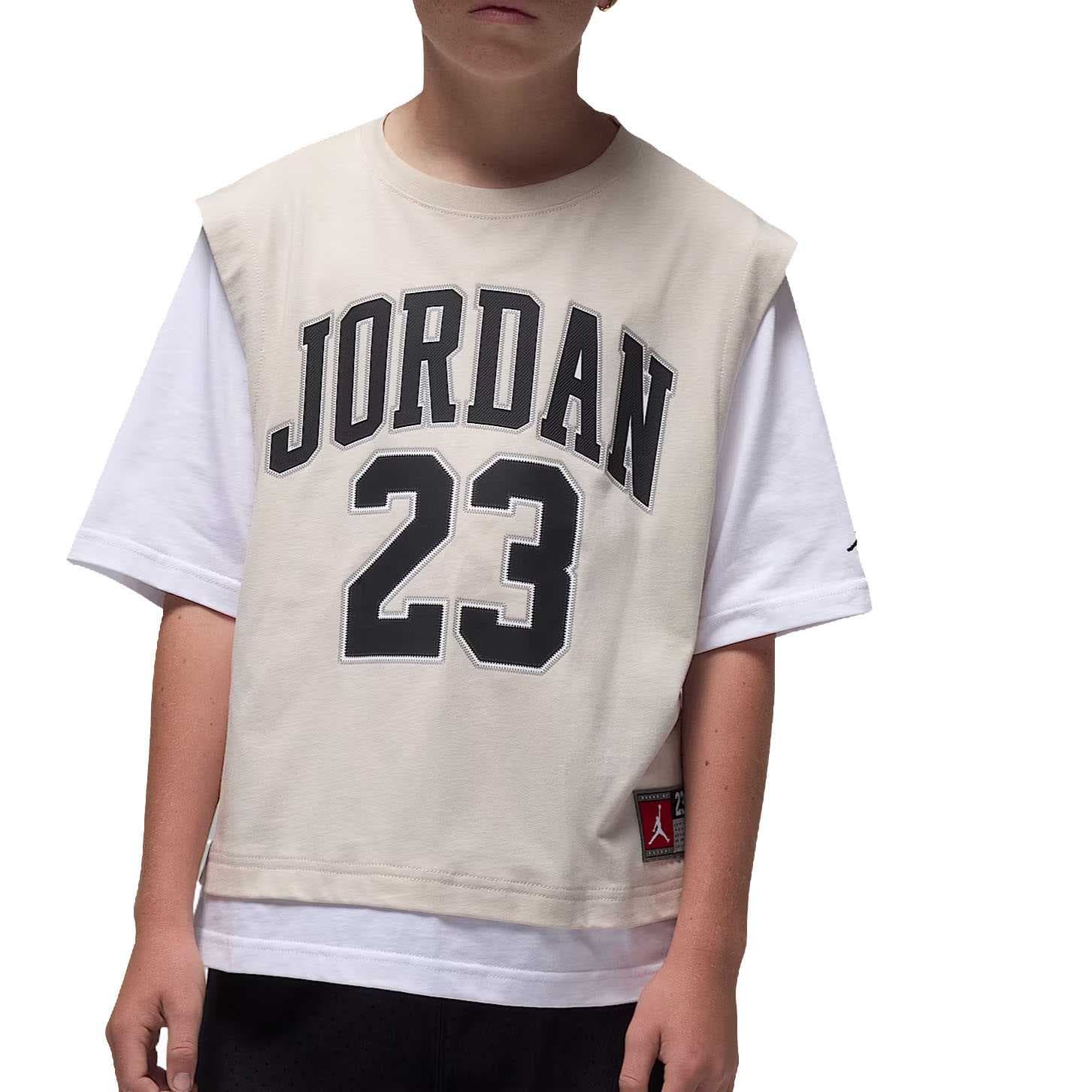 Футболка Jordan Jumpman Свет Земляной Умбровый KIDS T Рубашки - изображение 1