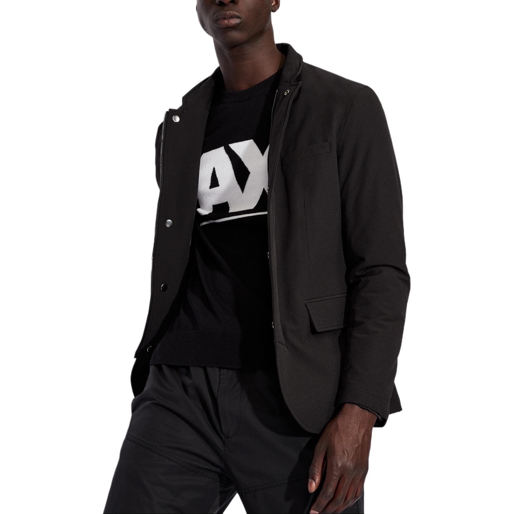 Куртка ARMANI EXCHANGEAE Куртки и Пальто Мужской Черный - изображение 1