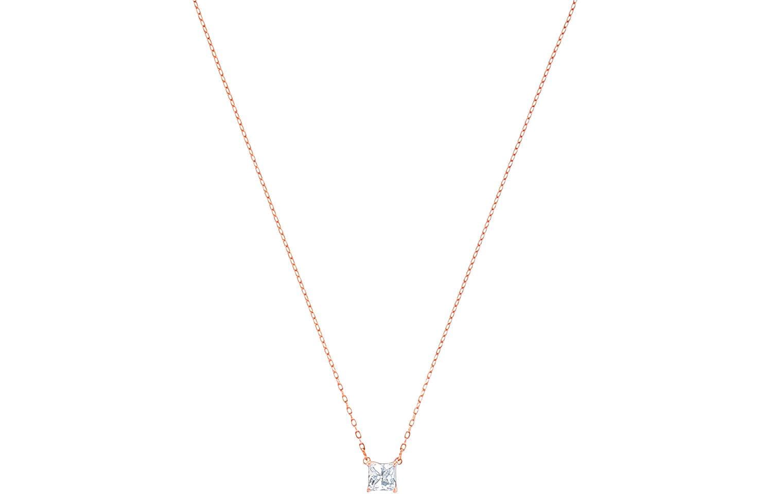 Ожерелье Swarovski Attract Square Pendant Rose Gold - изображение 2