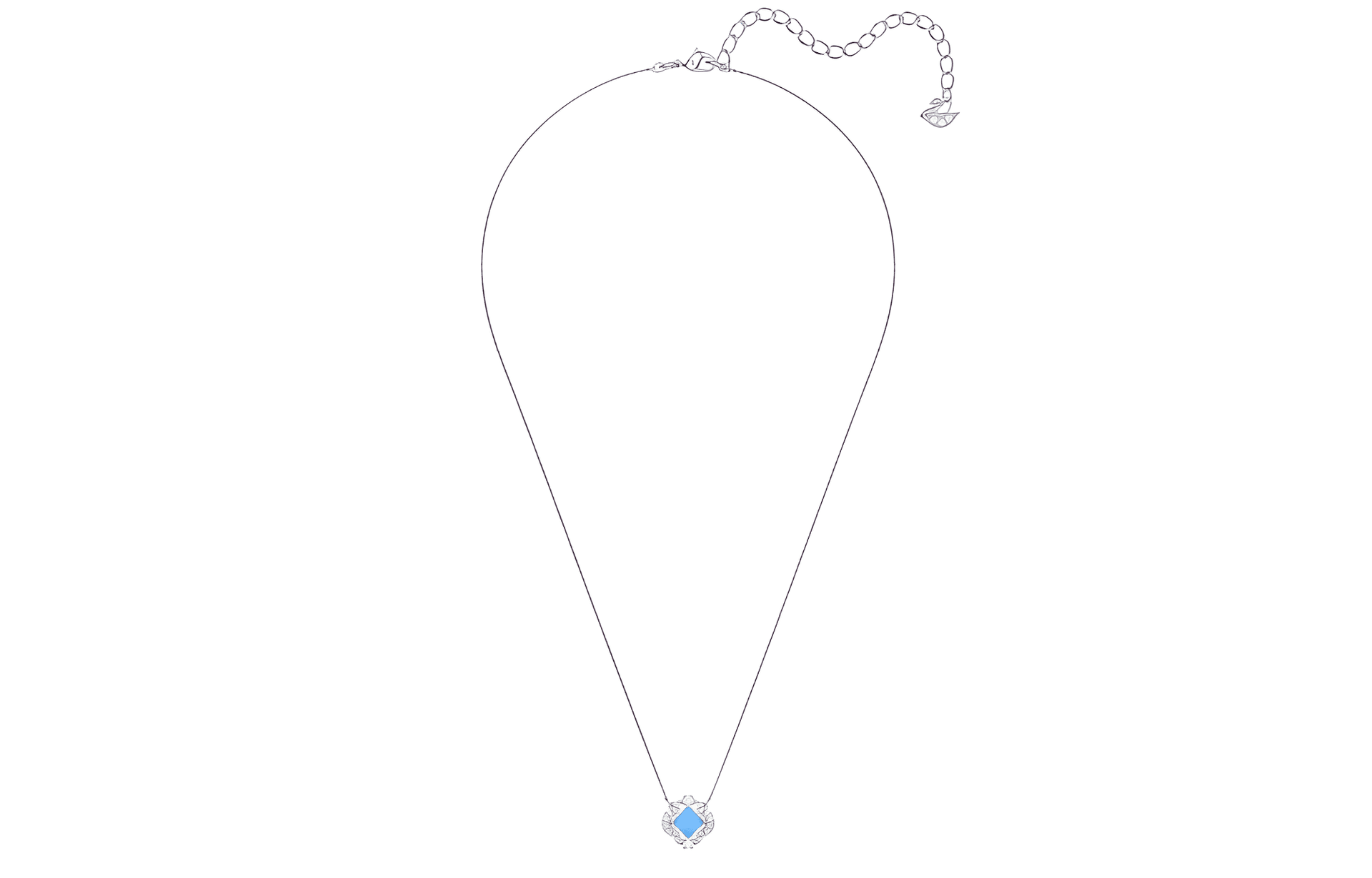 Ожерелье Swarovski Sparkling Dance Necklace - изображение 4