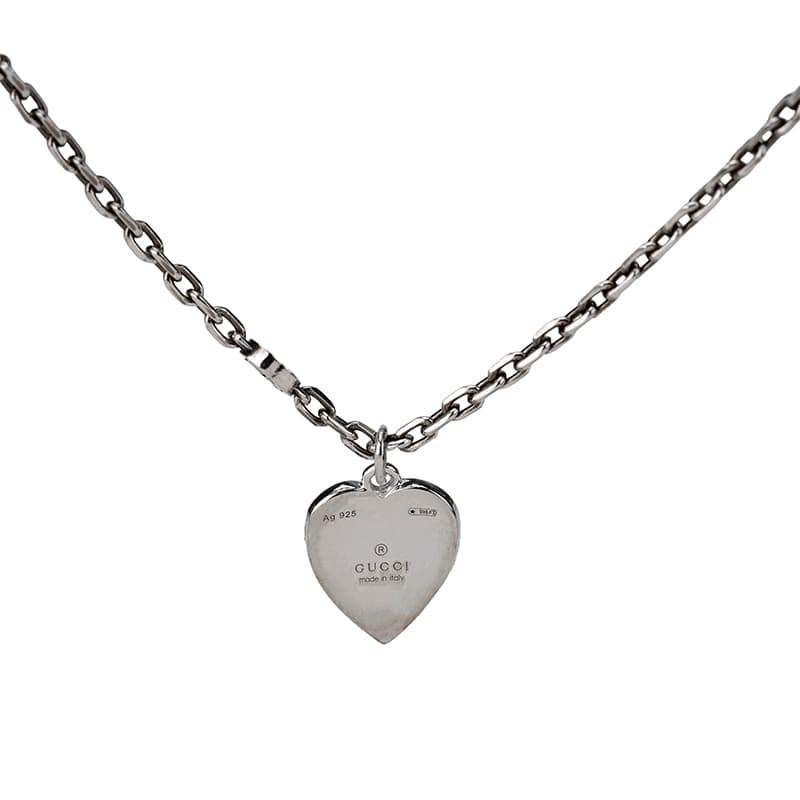 Ожерелье Gucci Enamel Heart Necklace - изображение 3