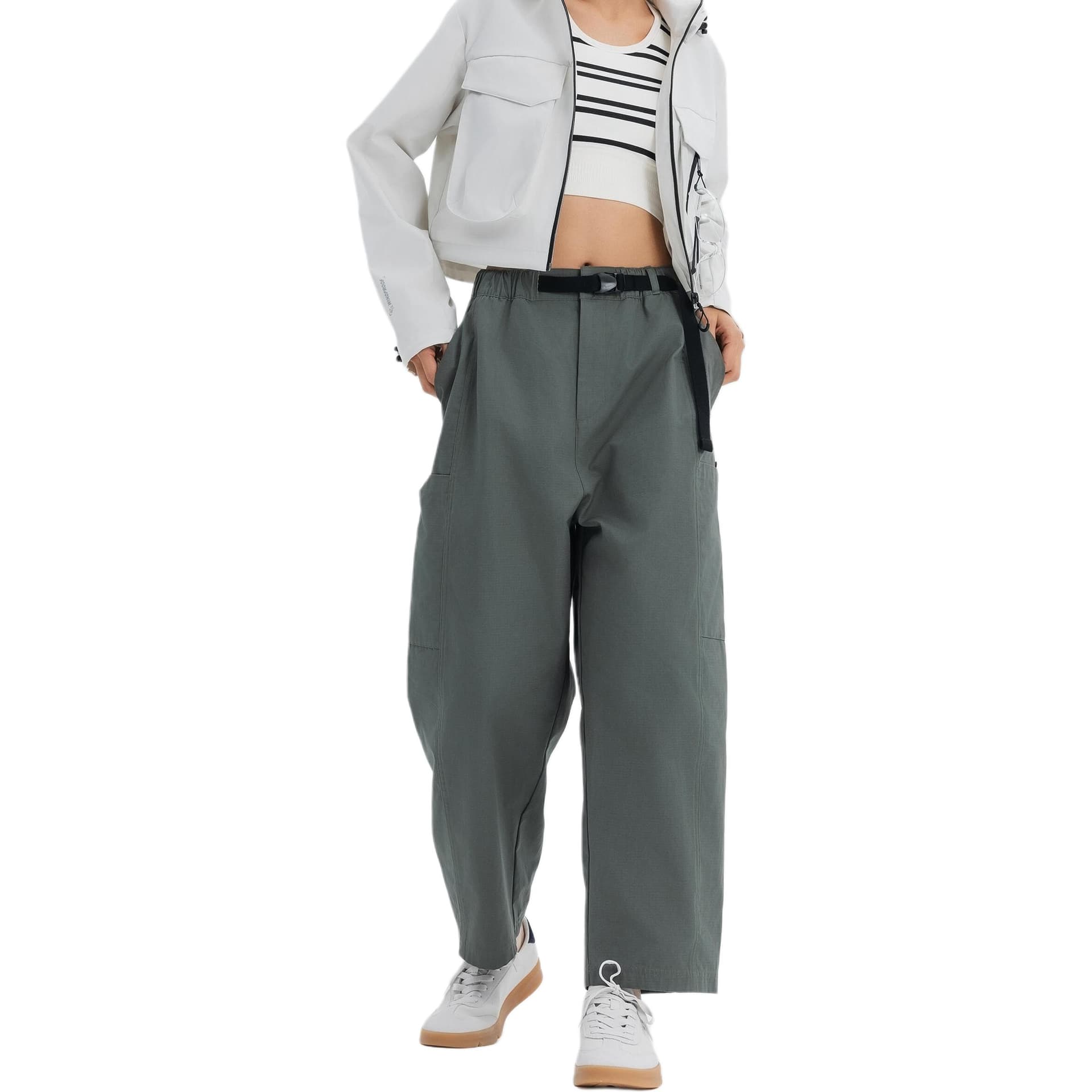 DECATHLON Карго Брюки Женские Хаки Зеленый - изображение 1