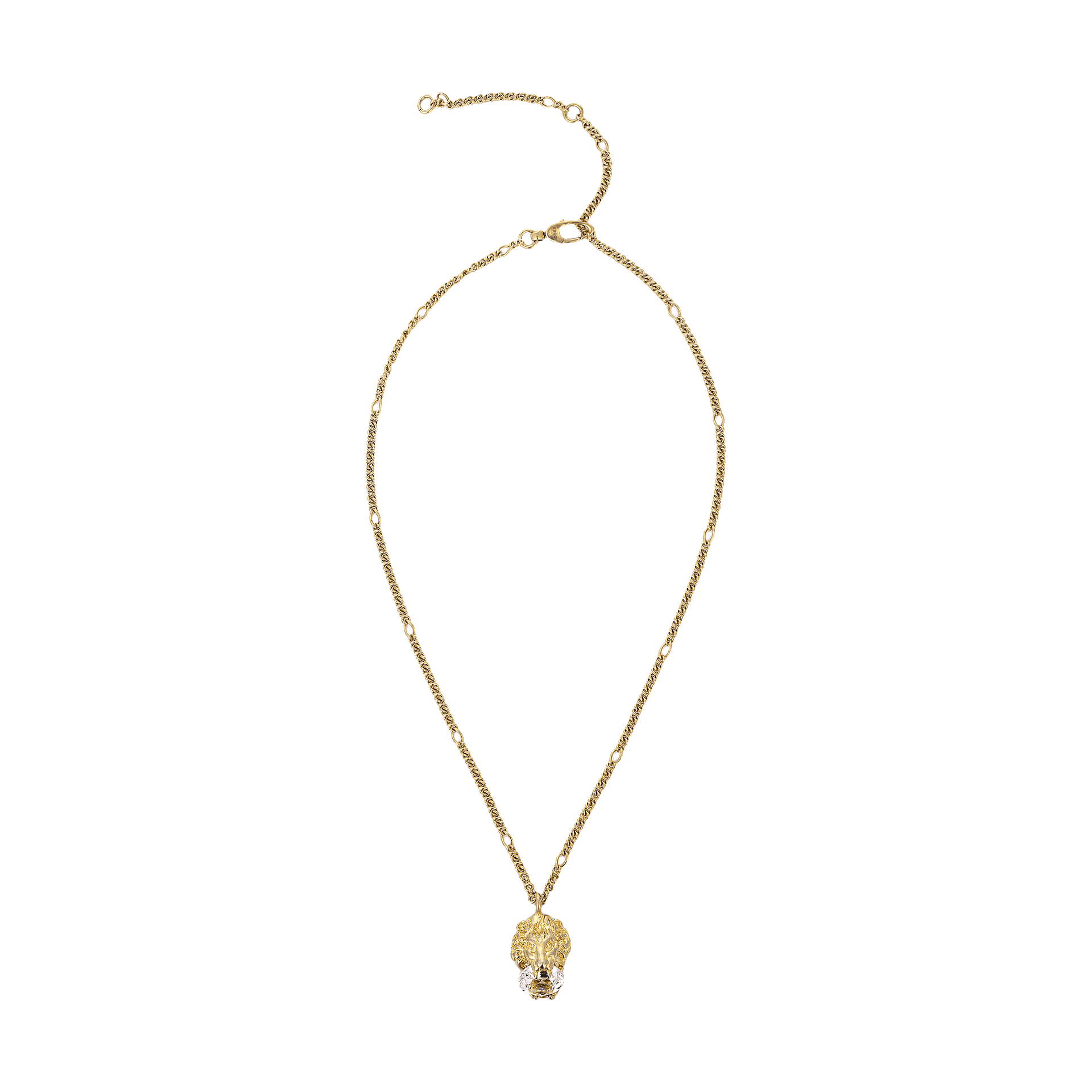 Ожерелье GUCCI Lion Head Pendant Necklace - изображение 3