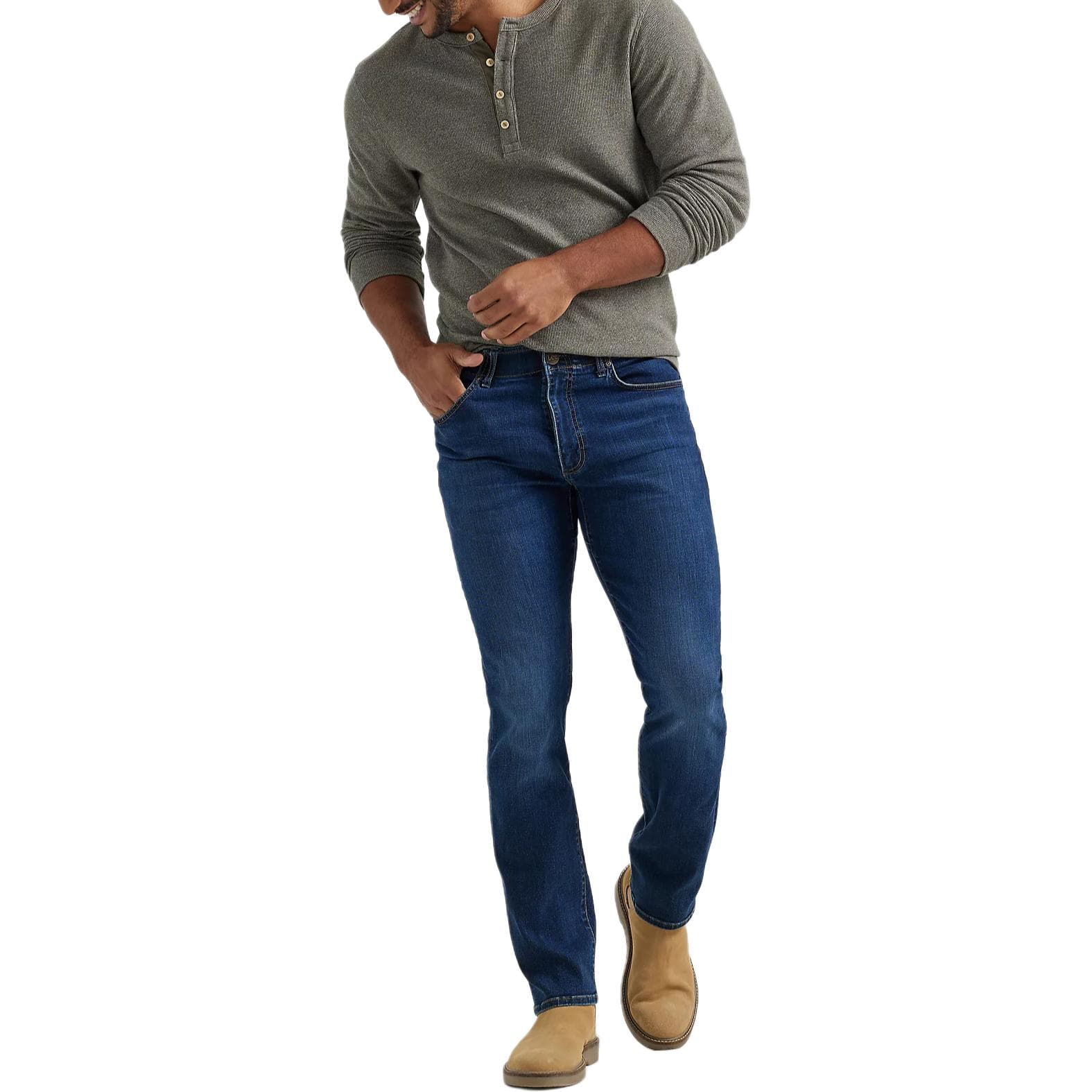 Штаны Lee Straight Mid-Rise Jeans - изображение 1