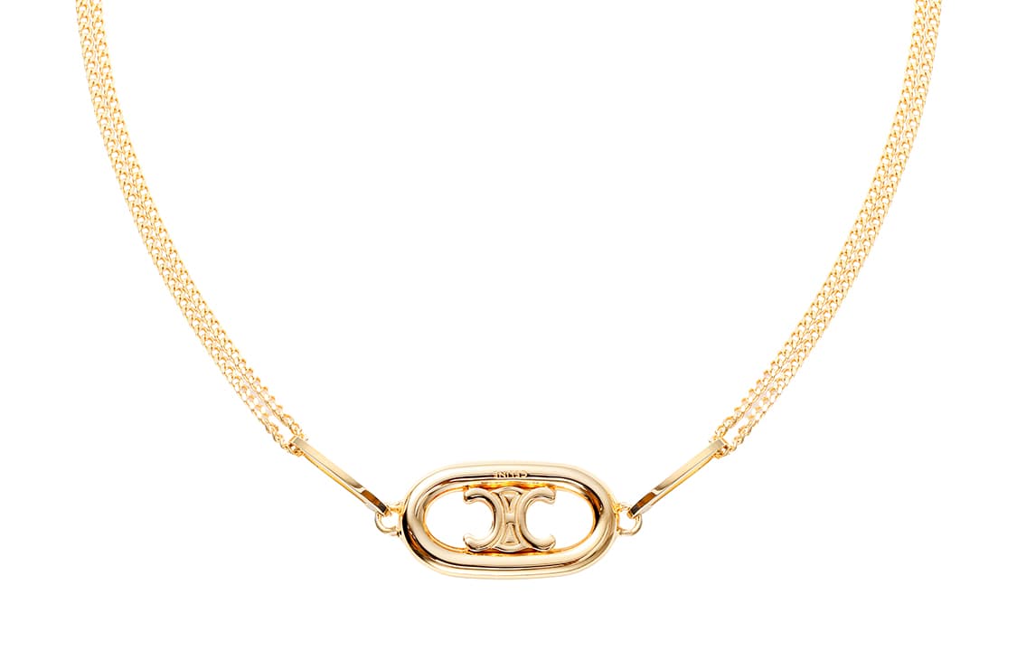Ожерелье CELINE Maillon Triomphe Gold Necklace - изображение 4