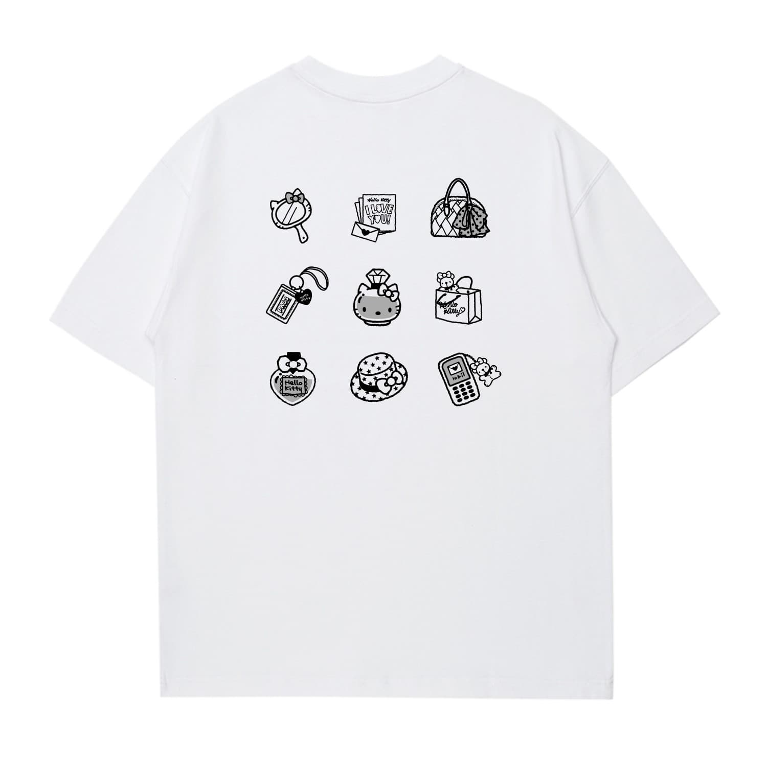 Футболка Sanrio x Hello Kitty T-рубашка унисекс - изображение 2