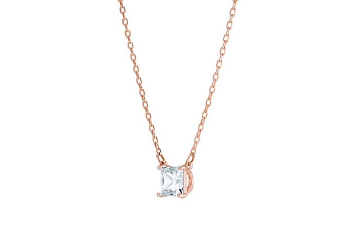 Ожерелье Swarovski Attract Square Pendant Rose Gold - изображение 1