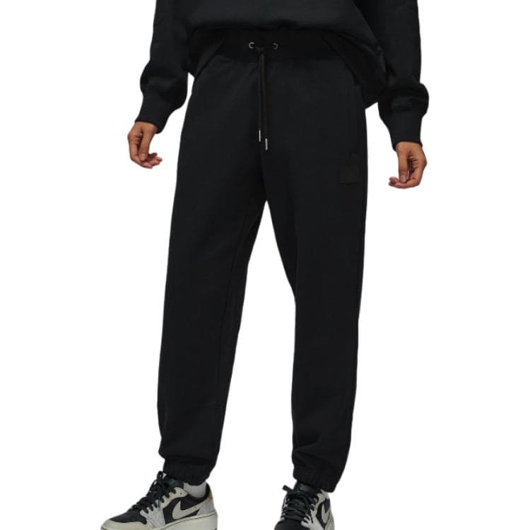 Штаны Jordan Flight Fleece FW24 Вязаные тренировочные брюки женские черные - изображение 3
