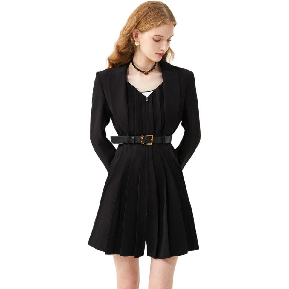Платье JORYAweekend Длинный Sleeved Платье Женские Черный - изображение 1