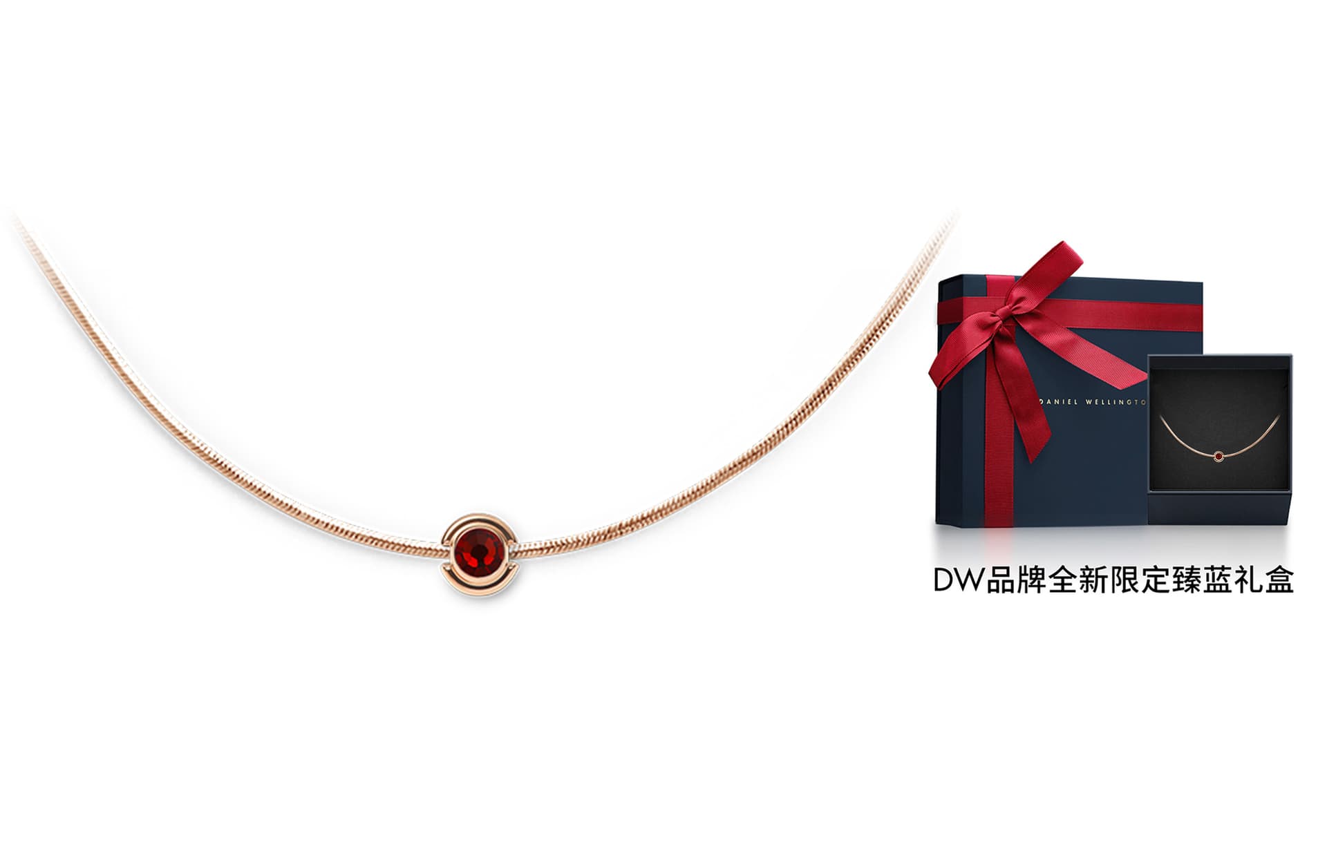 Ожерелье Daniel Wellington Birthstone Crystal Necklace - изображение 2