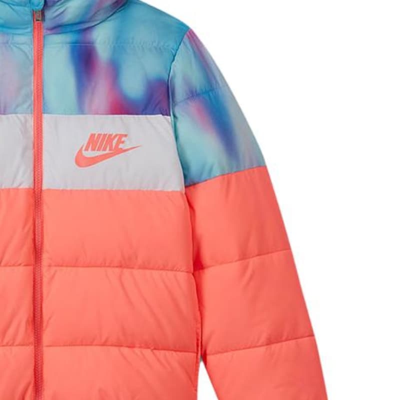 Nike Хлопковый пуховик Апельсин для детей - изображение 2