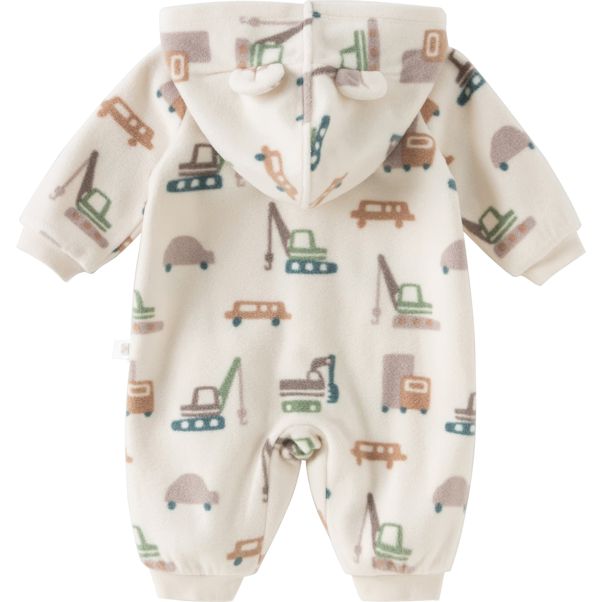 DAVE&BELLA Bodysuit Baby Series Cute Cartoon Print Double-sided Fleece Soft Skin-friendly 3D Hooded Cute Romper - изображение 3