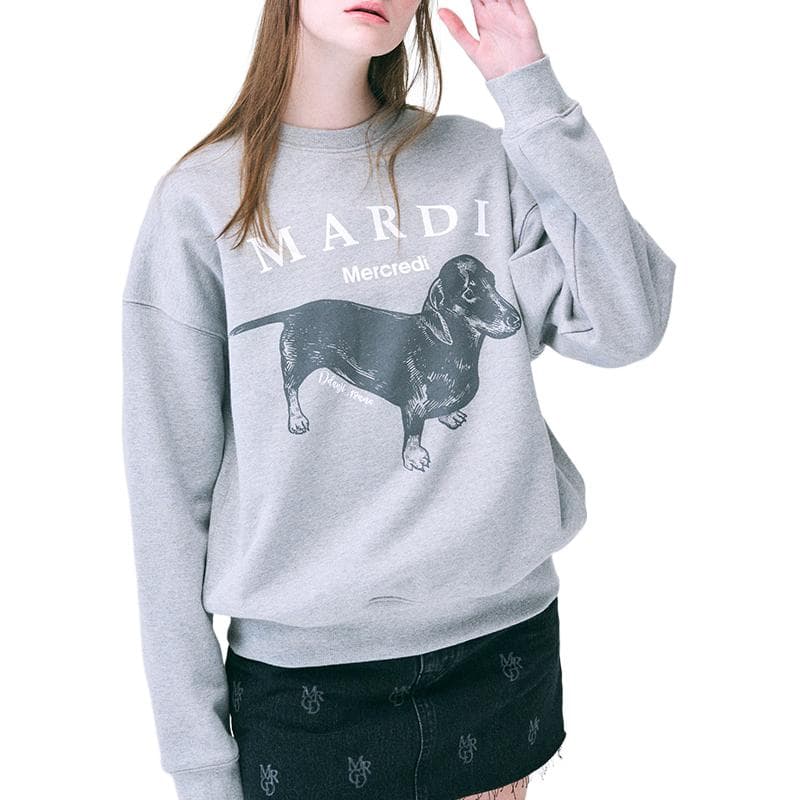 Худи MARDI MERCREDI Dachshund Puppy FW24 Толстовка DDANJI Женская - изображение 2