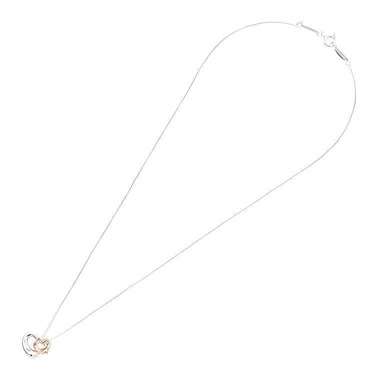 Ожерелье Tiffany & Co. 18K Double Heart Necklace Rose Gold - изображение 3
