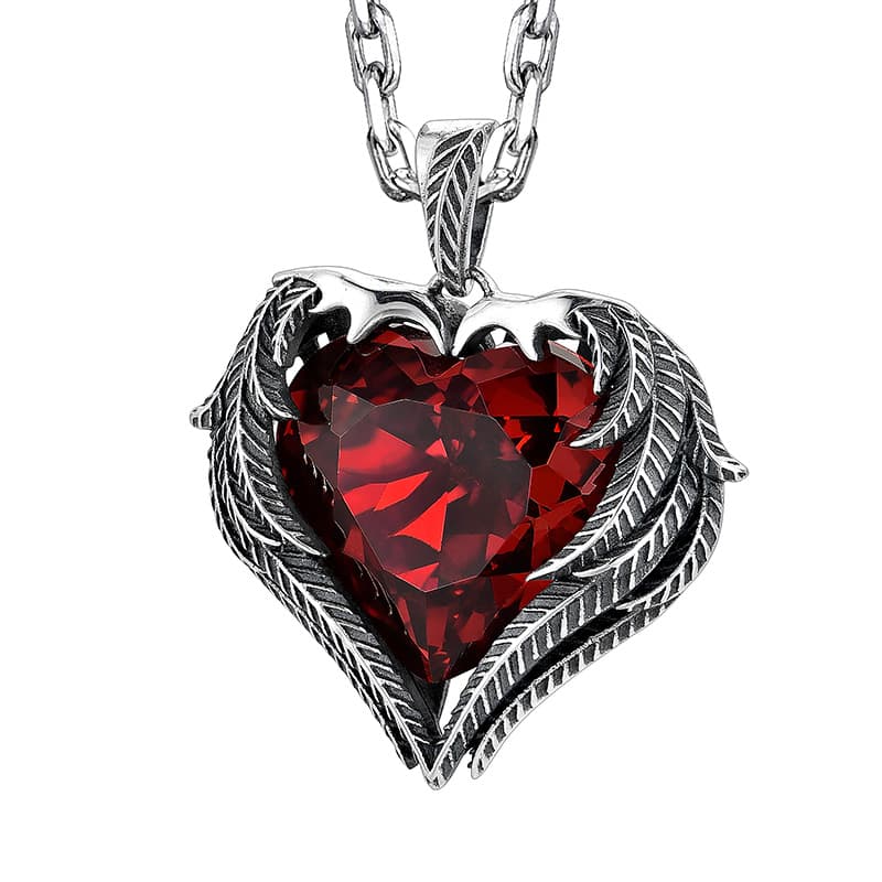 Ожерелье MYSH Angel Wing Heart Necklace - изображение 3
