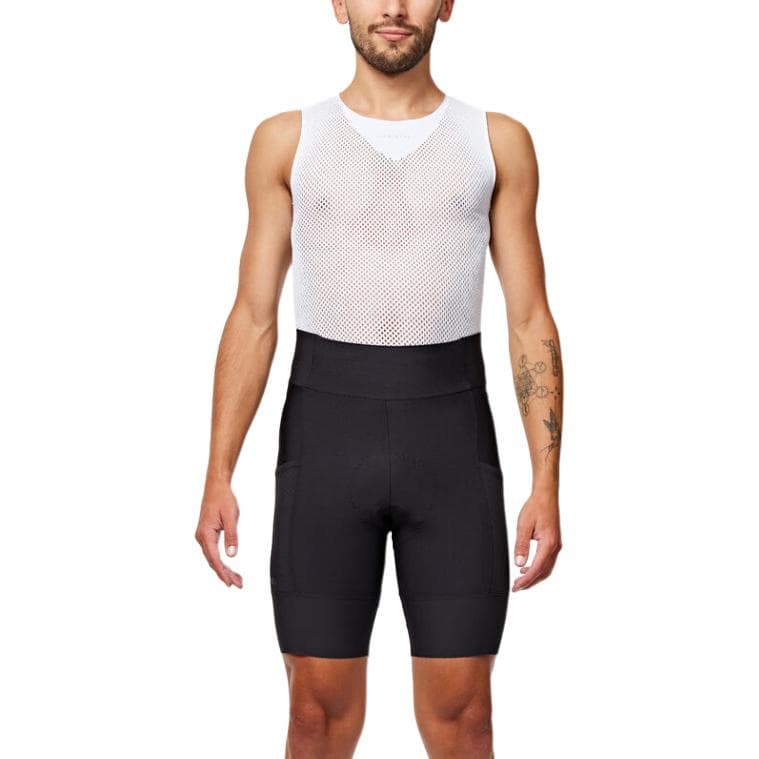 Тренировочные штаны DECATHLON VAN RYSEL ENDURANCE Спортивные шорты Мужские Черные - изображение 1