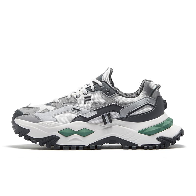 Кроссовки для бега FILA FUSION Бьянко Беговые кроссовки Мужские Белые Серые - изображение 1