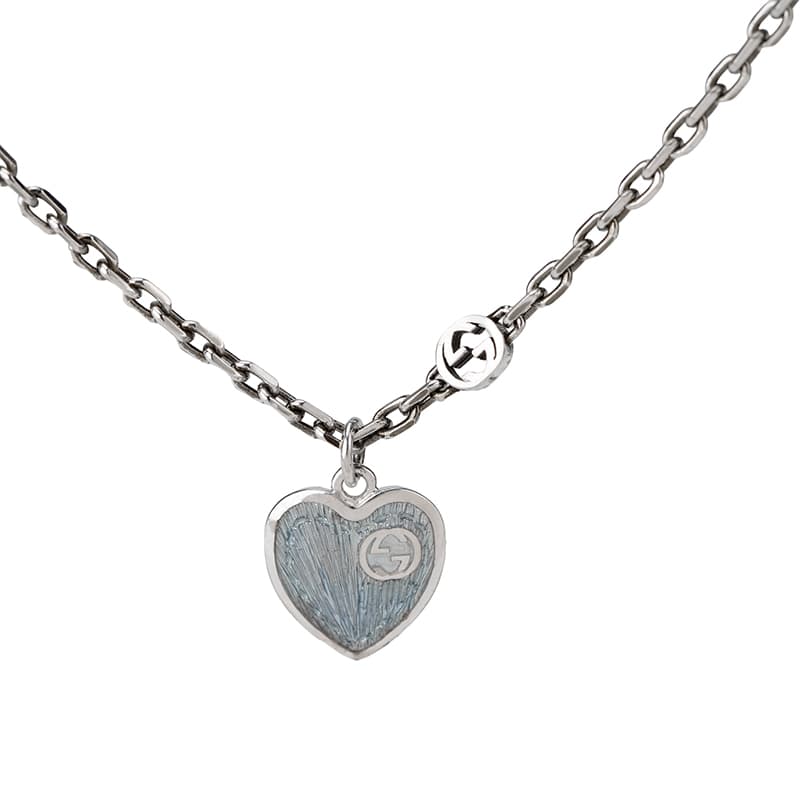 Ожерелье Gucci Enamel Heart Necklace - изображение 1