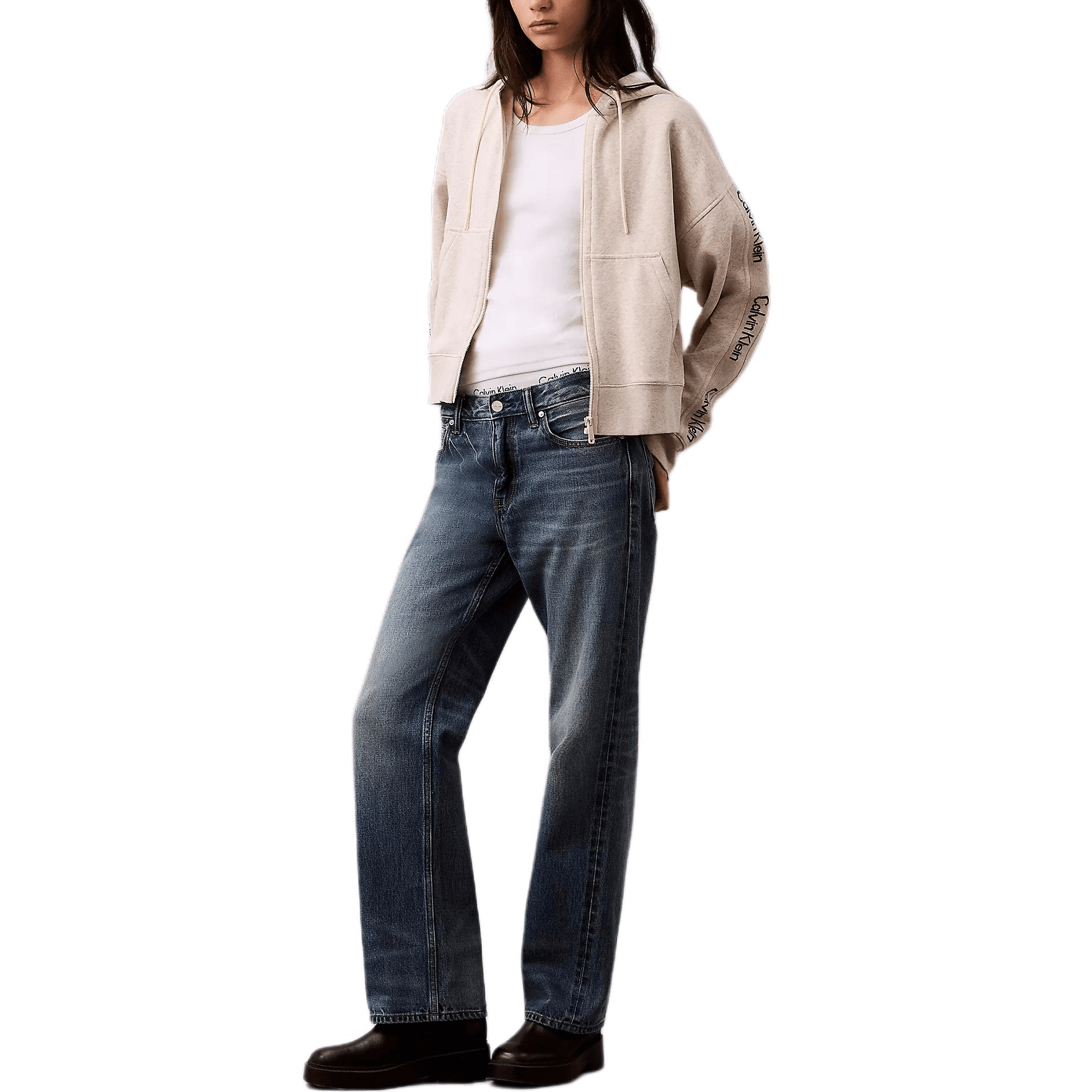Куртка Calvin Klein Куртки и Пальто Женские Овсяный - изображение 1