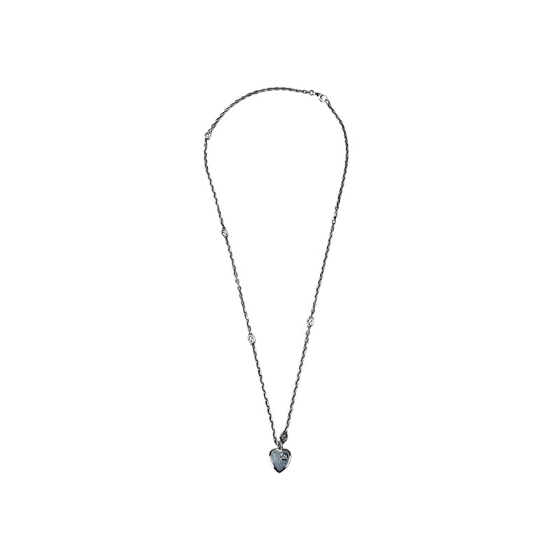 Ожерелье Gucci Enamel Heart Necklace - изображение 2