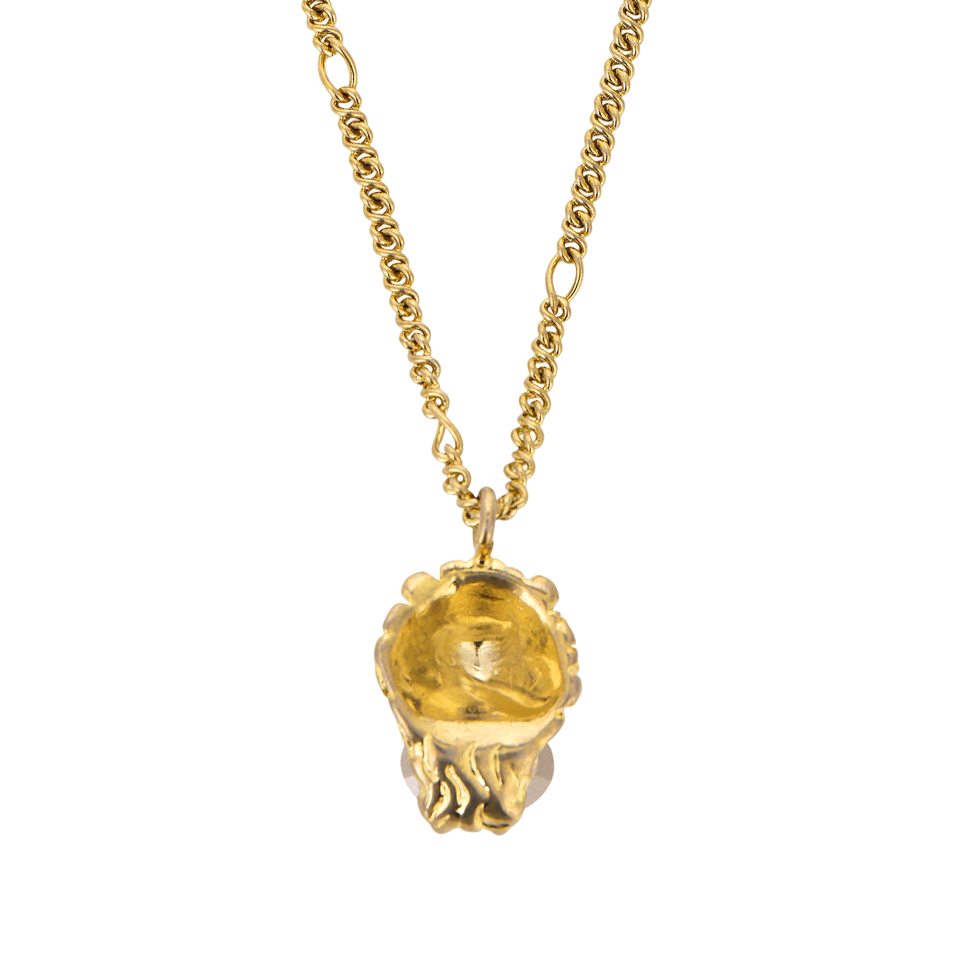Ожерелье GUCCI Lion Head Pendant Necklace - изображение 2