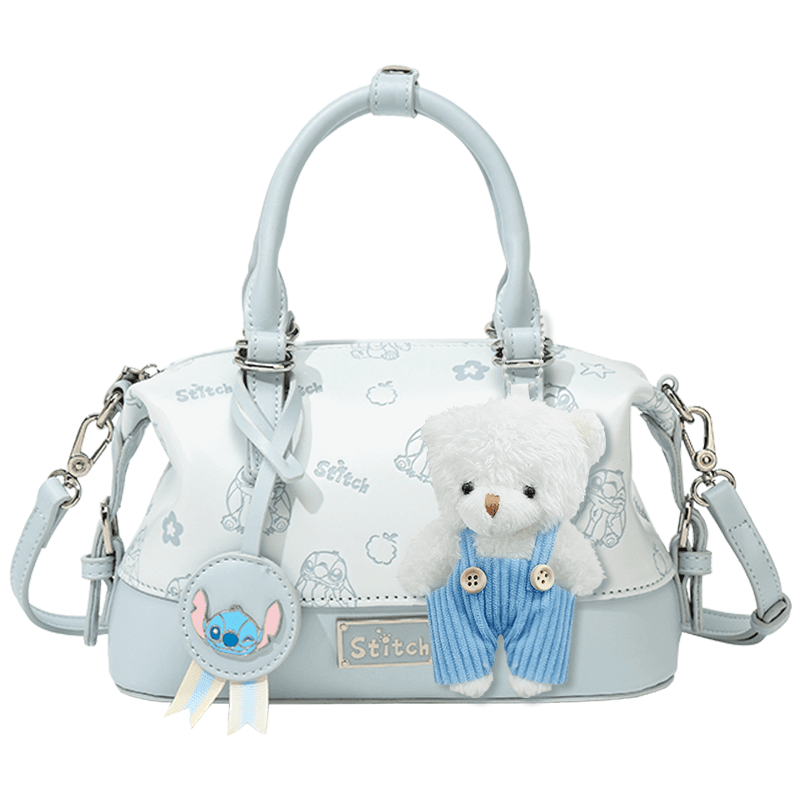 Сумка Disney Stitch Синтетическая кожа Сумка Стандартная (Standard) Женская Синяя - изображение 1