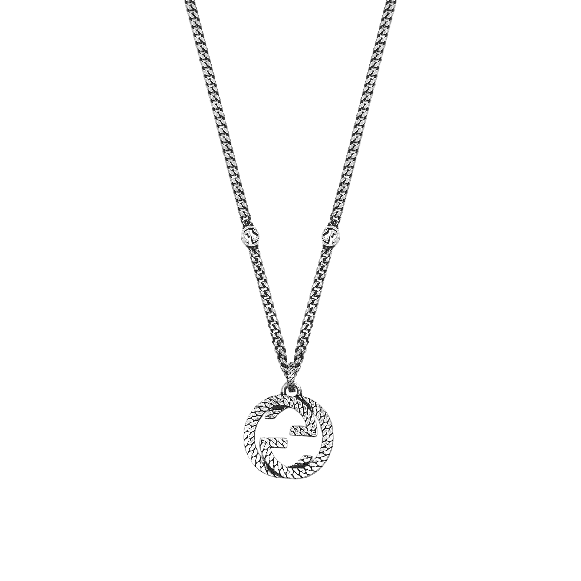 Ожерелье Gucci Double G Necklace Silver - изображение 1