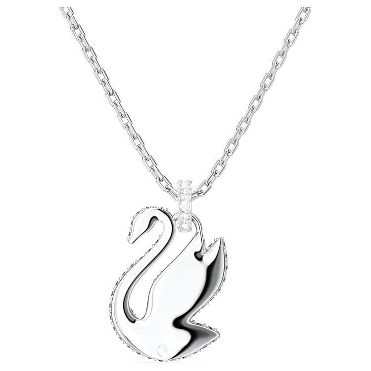 Ожерелье Swarovski Swan Искусственный кристалл ожерелье с родиевым покрытием женское синий - изображение 2
