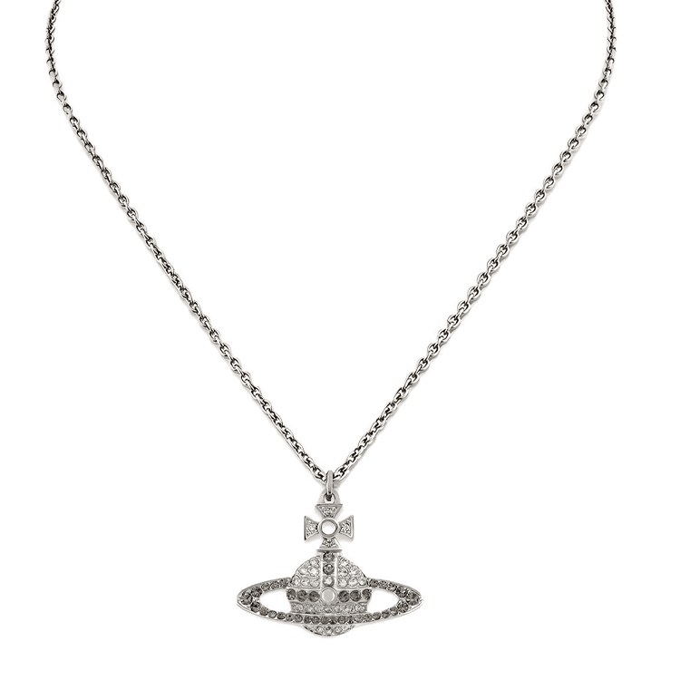 Ожерелье Вивьен Вествуд Brass Necklaces Унисекс Серебряный - изображение 2