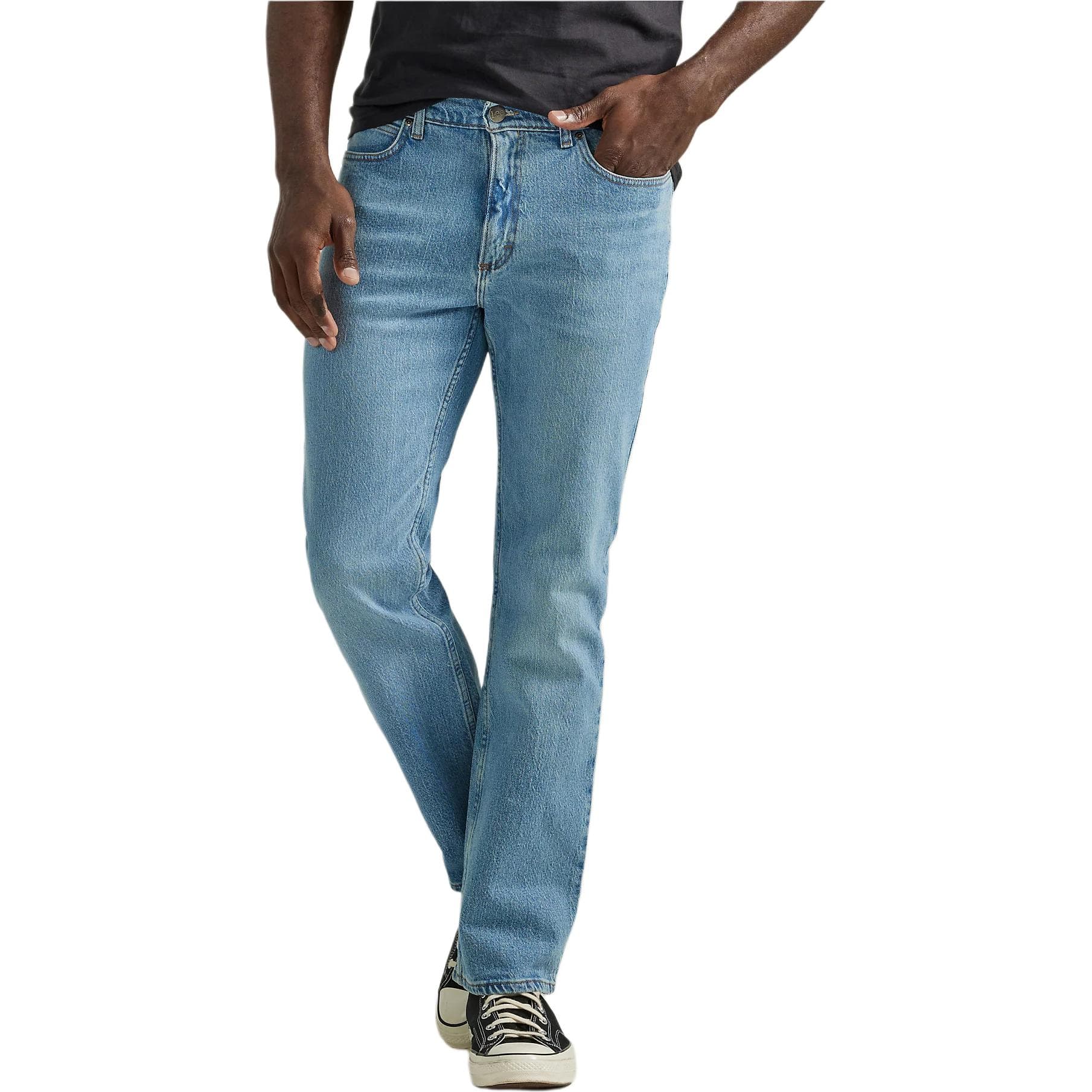 Штаны Lee Mid-Rise Flare Jeans Light Blue - изображение 1