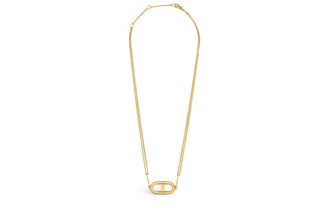 Ожерелье CELINE Maillon Triomphe Gold Necklace - изображение 2