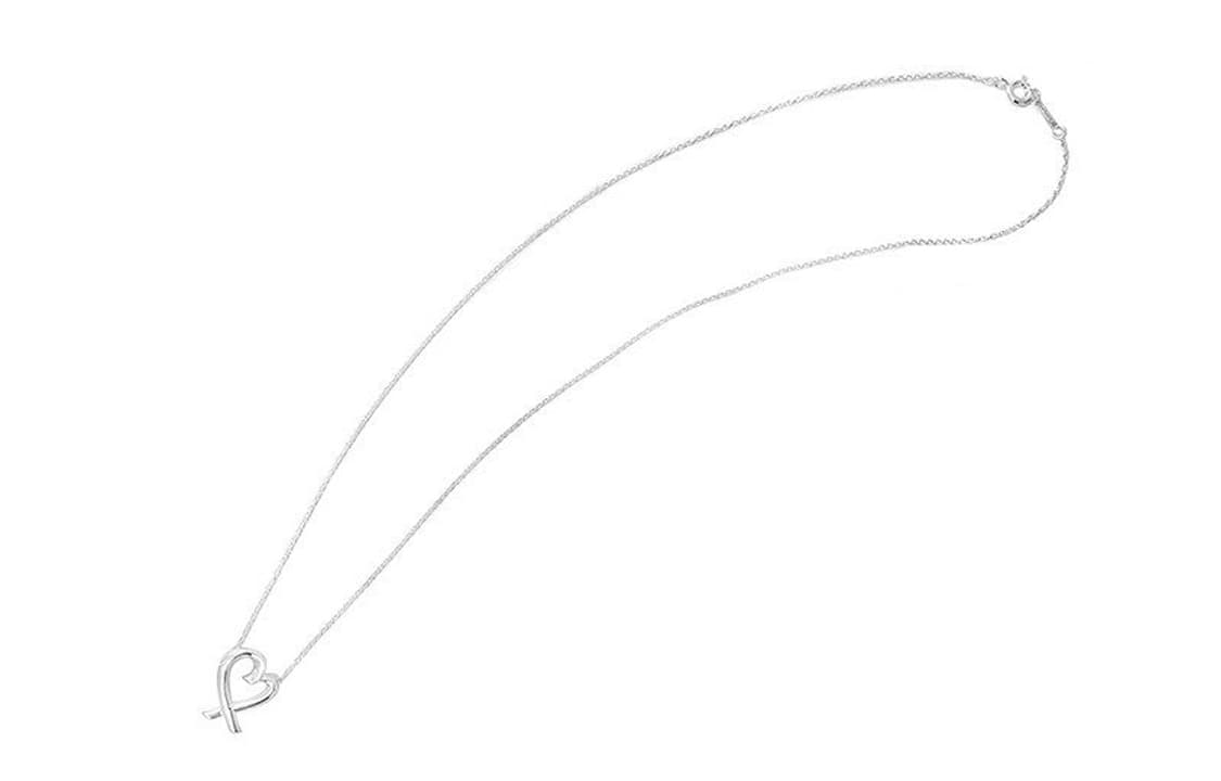 Ожерелье Tiffany & Co. Paloma Picasso Silver Heart Cross Necklace - изображение 2