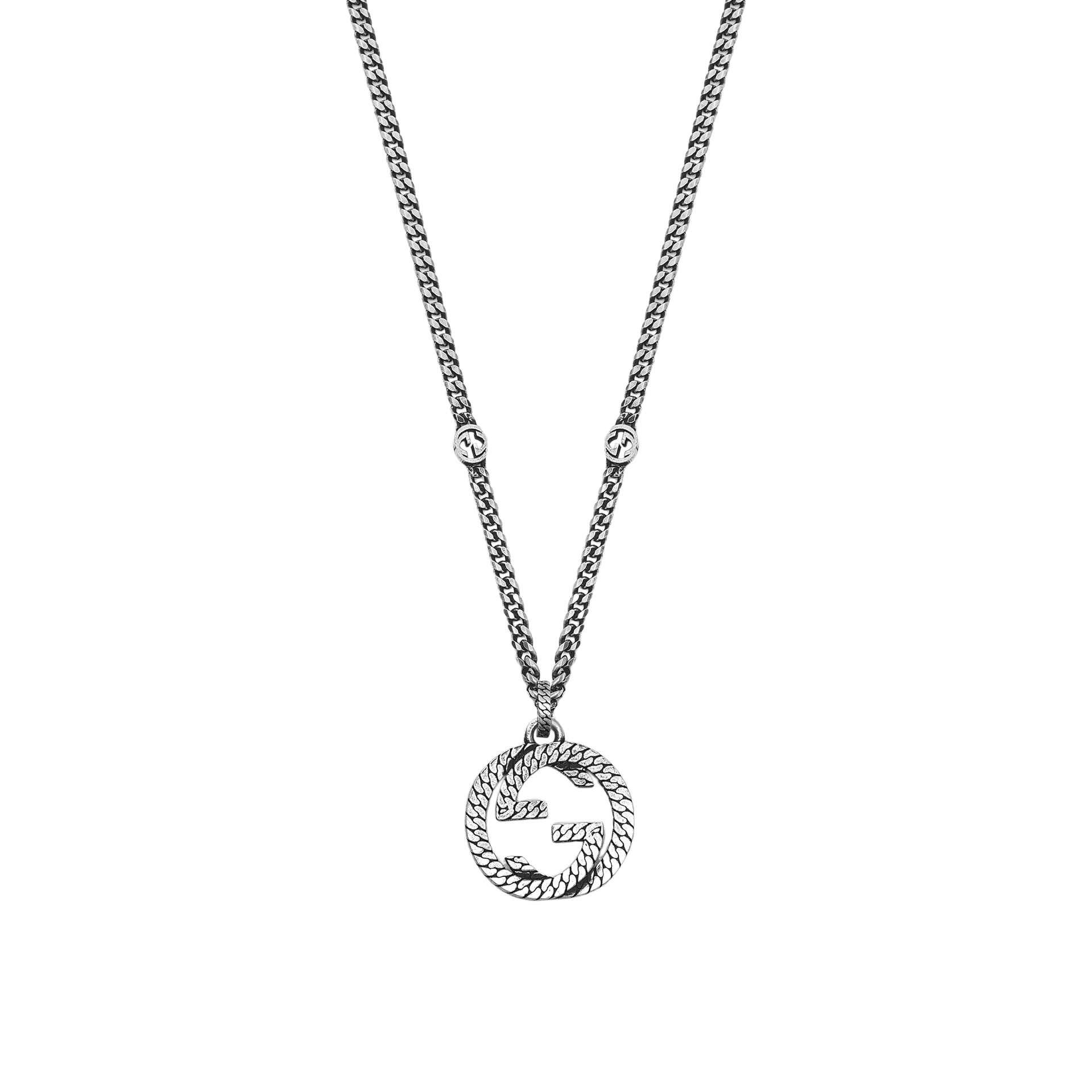 Ожерелье Gucci Double G Necklace Silver - изображение 2